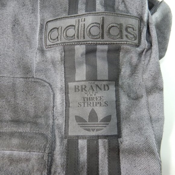 Adidas Originals Premium XXL Baggy Cargo PANTS Sz 14 Gray Purple Print NEW $190 - Picture 15 of 15
